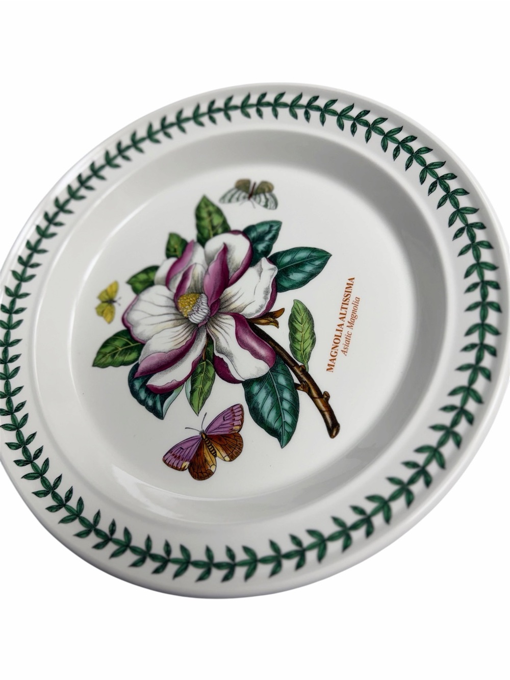 Portmeirion Botanic Garden Dinner Plate Magnolia Altissima Asiatic Magnolia 10.5 - Picture 5 of 6